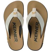 Sandália Kenner Kivah Masculina - Bege e Preto - 2