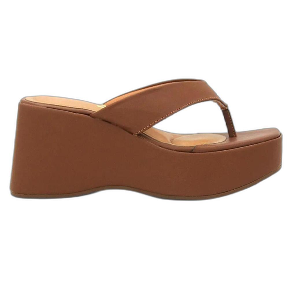 Tamanco Vizzano Plataforma Feminino - Marrom - 2