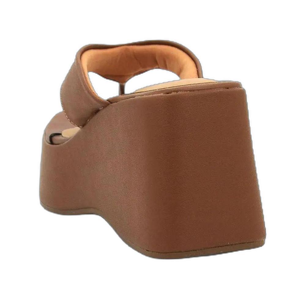 Tamanco Vizzano Plataforma Feminino - Marrom - 4