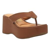 Tamanco Vizzano Plataforma Feminino - Marrom - 1
