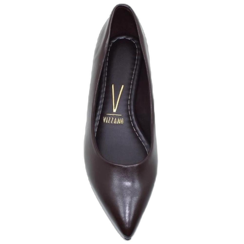 Sapatilha Vizzano Bico Fino Feminina - Marrom Escuro - 3
