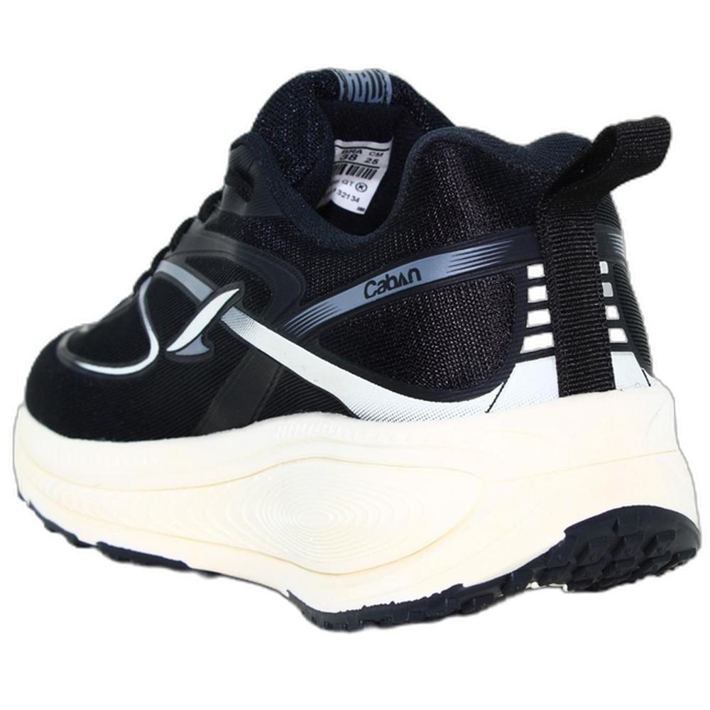 Tênis Caban Max Runner Masculino - Preto e Branco - 4