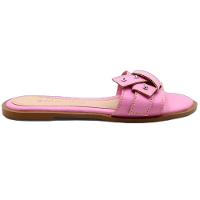 Rasteira Cia do Porto Nó Strass Feminina - Rosa - 2