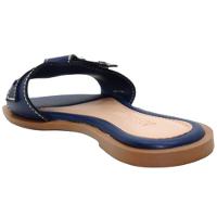 Rasteira Cia do Porto Nó Strass Feminina - Marinho