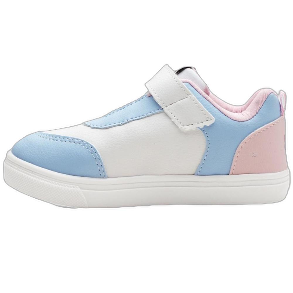 Tênis Infantil Disney Stitch Velcro Menina - Branco e Rosa - 3