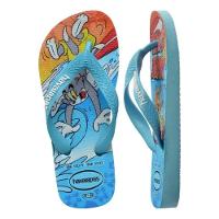 Chinelo Infantil Havaianas Top Warner Tom e Jerry Menino - Azul - 5