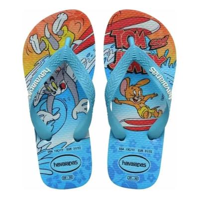 Chinelo Infantil Havaianas Top Warner Tom e Jerry Menino - Azul