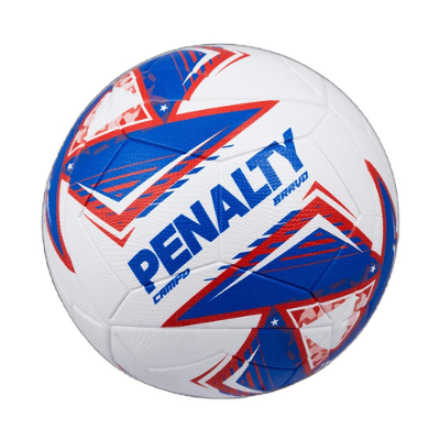 Bola Campo Penalty Bravo XXV - Azul e Vermelho