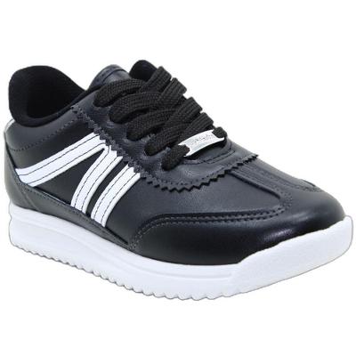 Tênis Molekinha Infantil Menina - Preto e Branco