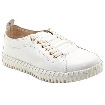 Tênis Bottero Couro Bottwister III Feminino - Off White
