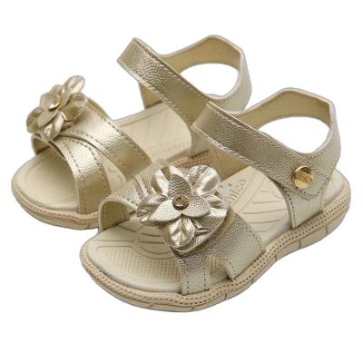 Sandália Infantil Klin Tic Tac Menina - Dourado