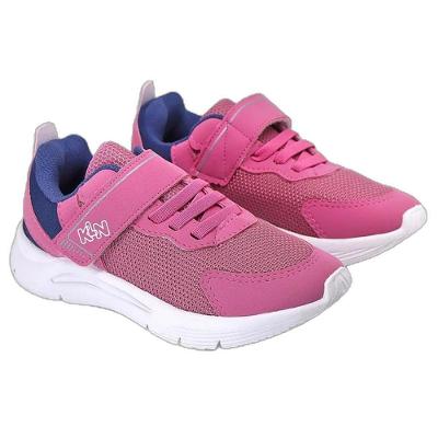 Tênis Infantil Klin New Sport Menina - Rosa e Cinza