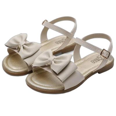 Sandália Klin Infantil Suami Mini Laço Menina - Off White