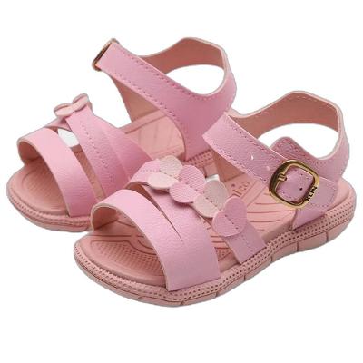 Sandália Infantil Klin Tic Tac Coração Menina - Rosa