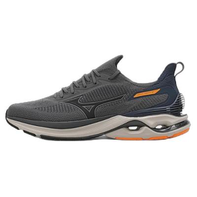 Tênis de Corrida Masculino Mizuno Wave Mirai 7 - Cinza e Laranja