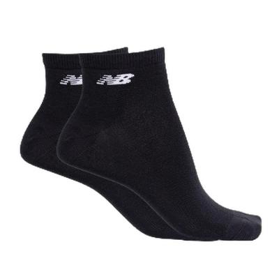 Kit Meia New Balance Logo Cano Curto C/ 3 Pares - Preto