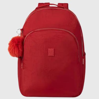 Mochila Escolar Bagaggio Pop Fun Feminina - Vermelho