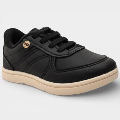 Tênis Infantil Klin Casual Flyer Mini Menino - Preto