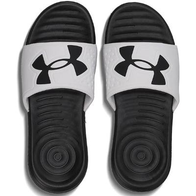 Chinelo Under Armour Ansa Light - Branco e Preto