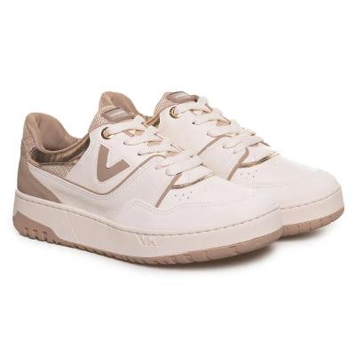 Tênis Via Marte Casual Feminino - Branco e Bege