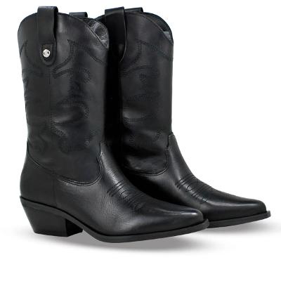 Bota Couro Bottero Western XXIII Feminina - Preto