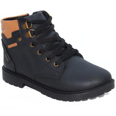 Bota Infantil Klin Rock Kids Menino - Preto e Marrom