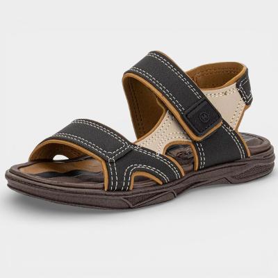 Sandália Molekinho Neo Napa Menino - Preto e Bege