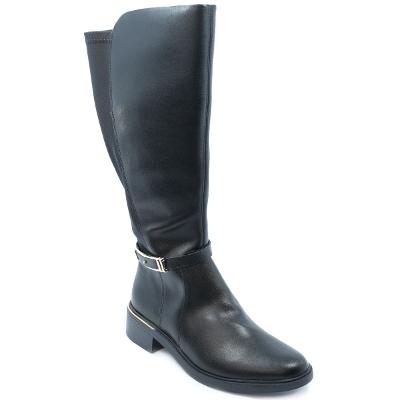 Bota Ramarim Comfortflex Detalhes Cano Alto Feminina - Preto