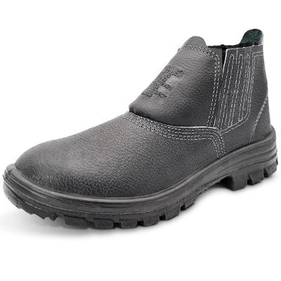 Botina De Segurança Biqueira de PVC Cartom CA17137 Couro - Preto