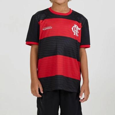 Camisa Infantil Flamengo Emoção Menino - Preto e Vermelho
