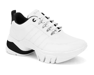 Tênis Ramarim Chunky Feminino - Branco e Preto