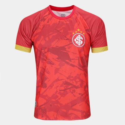 Camisa Internacional RetrôMania Classic Masculina - Vermelho e Amarelo