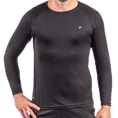 Camisa Poker Fator de Proteção UV 50+ Masculina - Preto