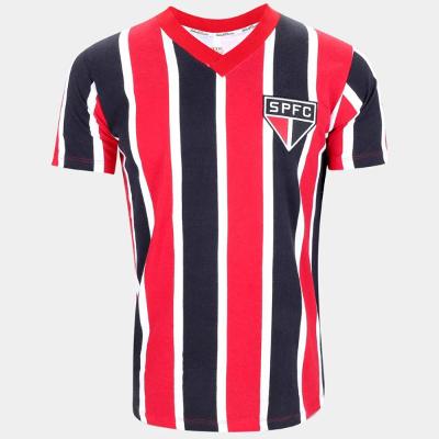 Camisa São Paulo II 1991 RetrôMania Masculina - Vermelho e Preto