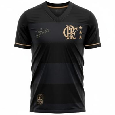 Camiseta Infantil Flamengo Volta Zico Kids - Preto