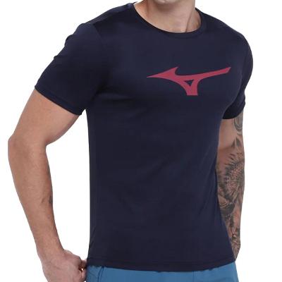Camiseta Mizuno Run Spark MIMSR4656 Masculina - Azul e Vermelho