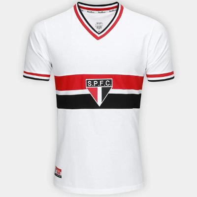 Camiseta São Paulo RetrôMania 1969 Masculina - Branco