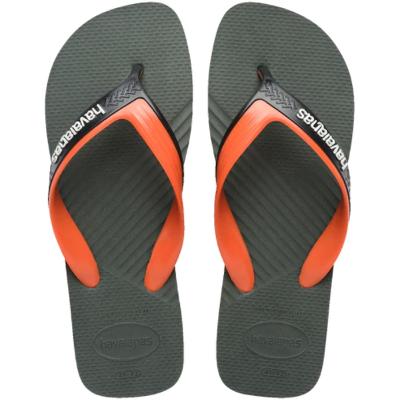 Chinelo Havaianas Dual Masculino - Verde e Laranja