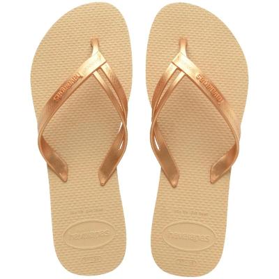 Chinelo Havaianas Elegance Feminino - Bege