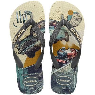 Chinelo Havaianas Harry Potter Fc - Bege e cinza