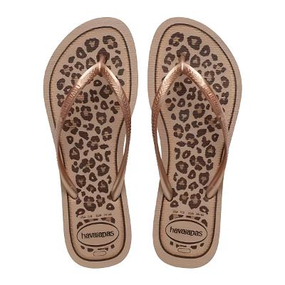 Chinelo Havaianas Slim Animals Feminino - Marrom