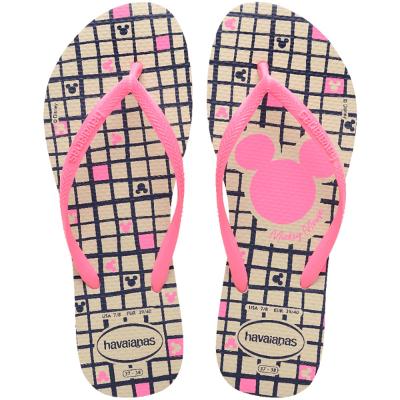 Chinelo Havaianas Slim Disney Feminino - Bege