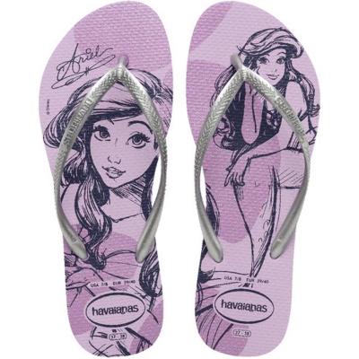 Chinelo Havaianas Slim Princesas Feminino - Roxo