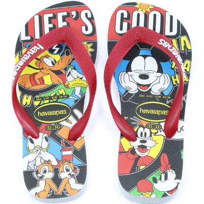 Chinelo Havaianas Top Disney Clássico - Branco e Vermelho