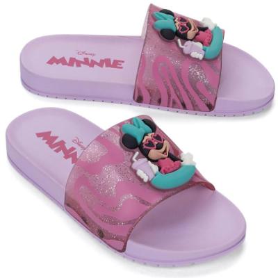 Chinelo Infantil Minnie Grendene Kids Disney Menina - Lilás