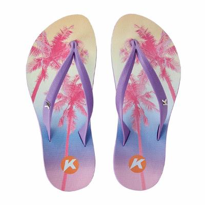 Chinelo Kenner Ibiza Hawaii Feminino - Roxo e Rosa