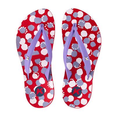 Chinelo Kenner Ibiza Polka Feminino - Vermelho