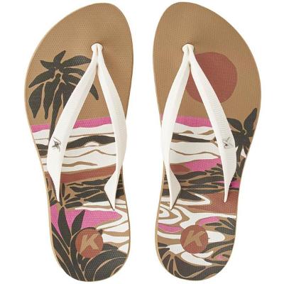 Chinelo Kenner Ibiza Prainha Feminino - Off White e Bege