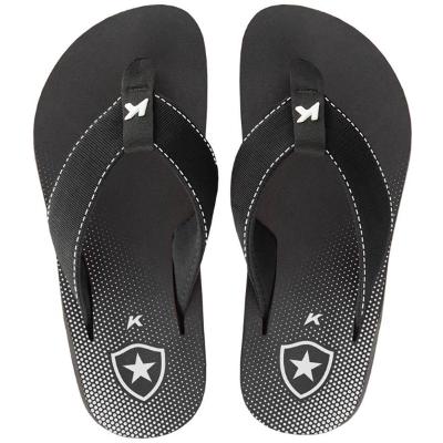 Chinelo Kenner Kivah Botafogo Masculino - Preto e Branco