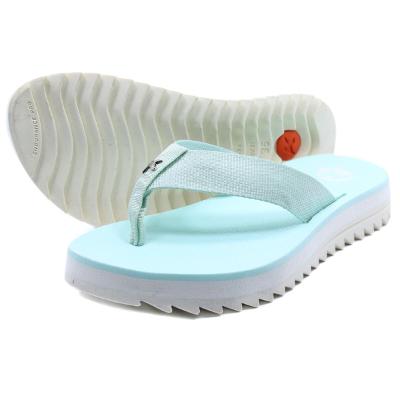 Chinelo Kenner Kyra Essence Pro Flatform Feminino - Azul Claro e Branco